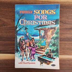 Whitman Vintage Family Songs Christmas #2965 Chord Symbols Piano Song Music Book